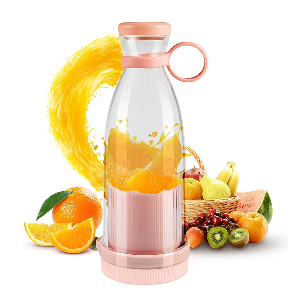 Mini Licuadora Eléctrica Portátil USB – Recargable para Jugos y Smoothies