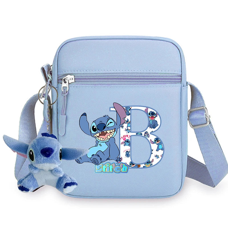 🎒 Bolso Cruzado Stitch – Unisex, Kawaii y Súper Práctico 💙