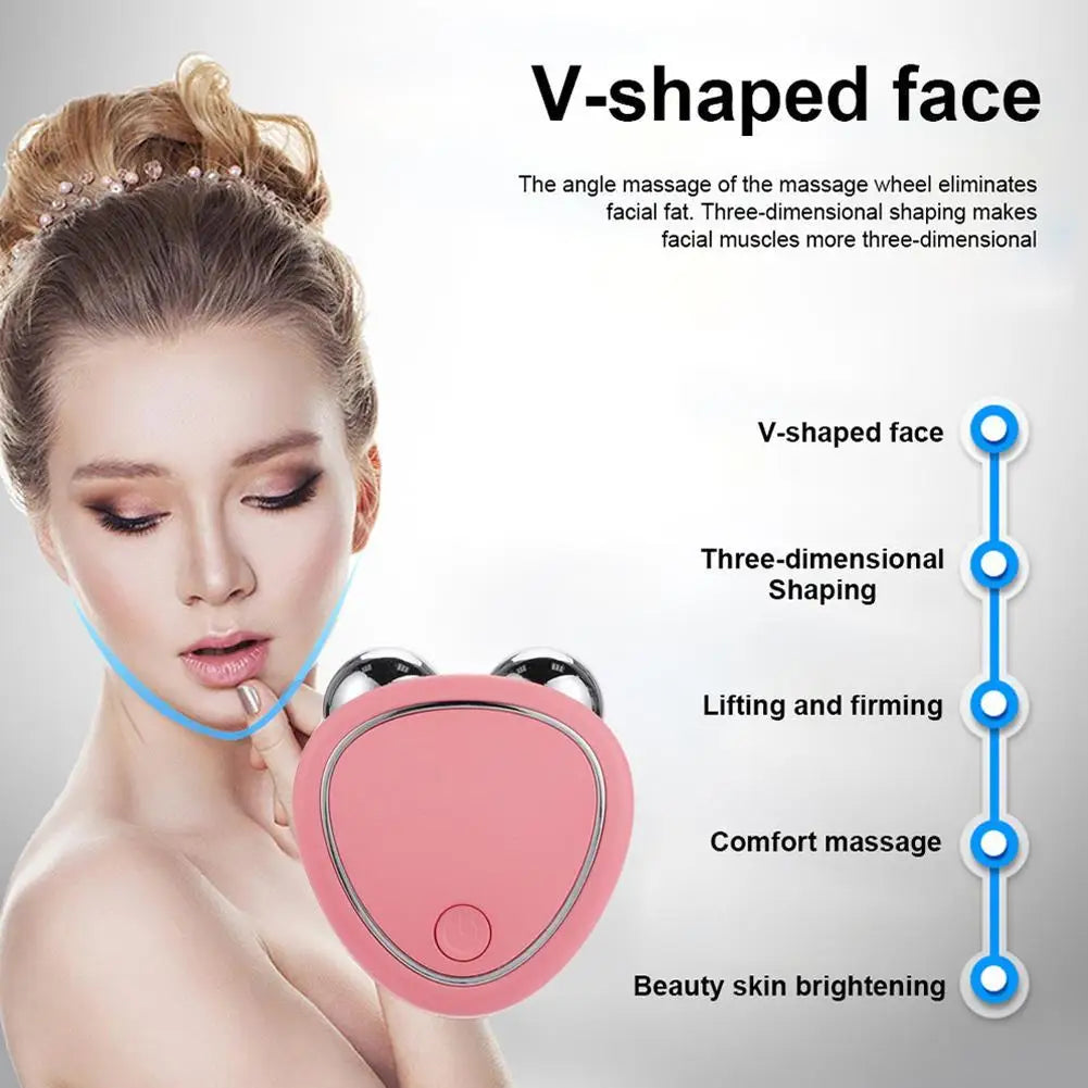 Masajeador Facial de Microcorriente – Lifting Facial Portátil Reafirmante y Antiinflamatorio
