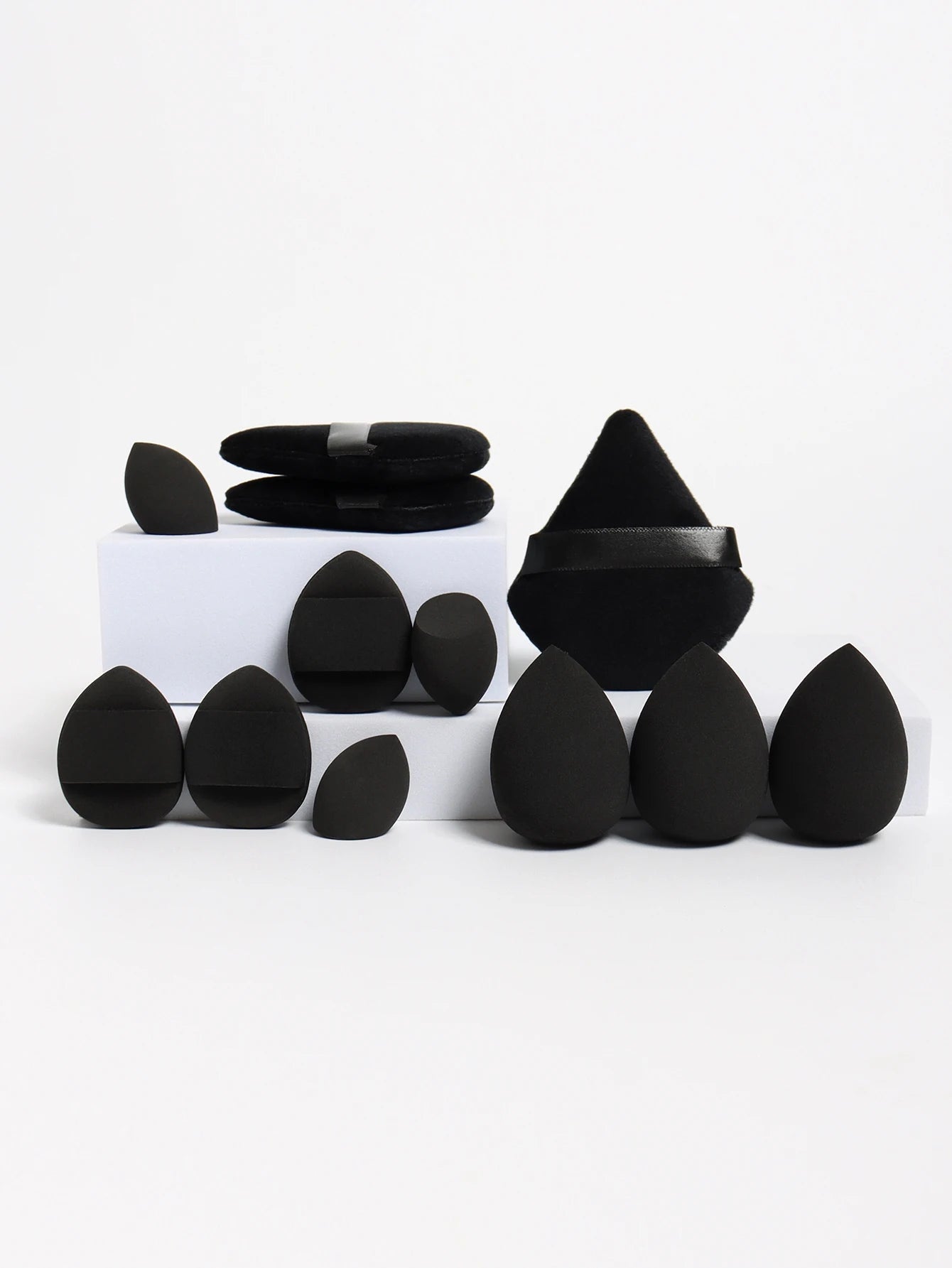Set de Esponjas de Maquillaje 12 Piezas – Todo en Uno