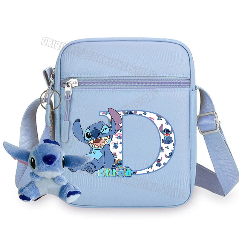 🎒 Bolso Cruzado Stitch – Unisex, Kawaii y Súper Práctico 💙