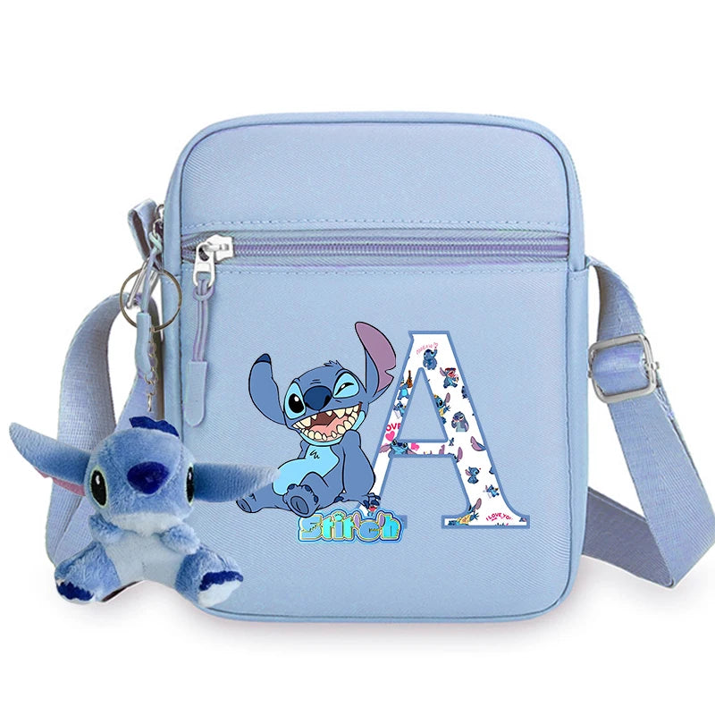 🎒 Bolso Cruzado Stitch – Unisex, Kawaii y Súper Práctico 💙
