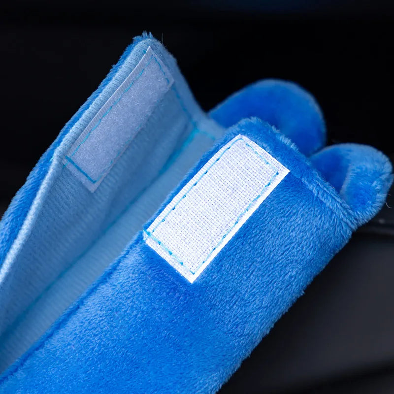 Funda Protectora para Cinturón de Seguridad de Auto – Peluche Stitch Suave y Decorativo