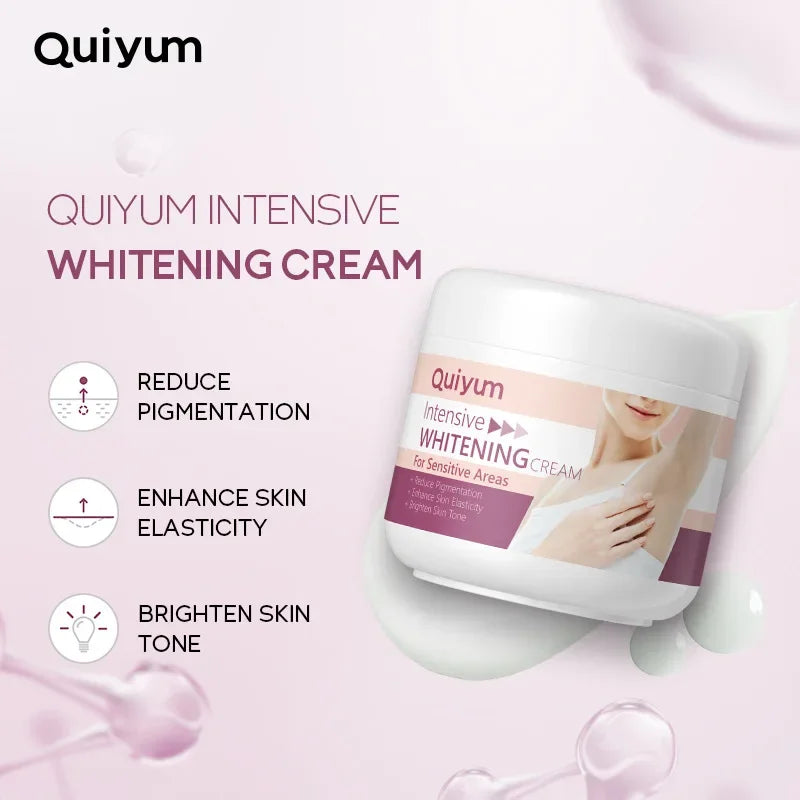 Crema Blanqueadora para Axilas y Zonas Íntimas – Hidratante y Aclaradora