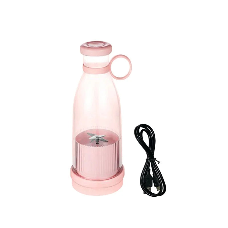 Mini Licuadora Eléctrica Portátil USB – Recargable para Jugos y Smoothies