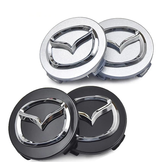 Pack de Emblemas de Rueda - Llantas para Mazda (Aluminio)