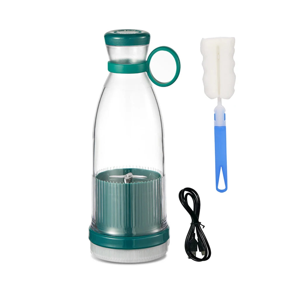 Mini Licuadora Eléctrica Portátil USB – Recargable para Jugos y Smoothies