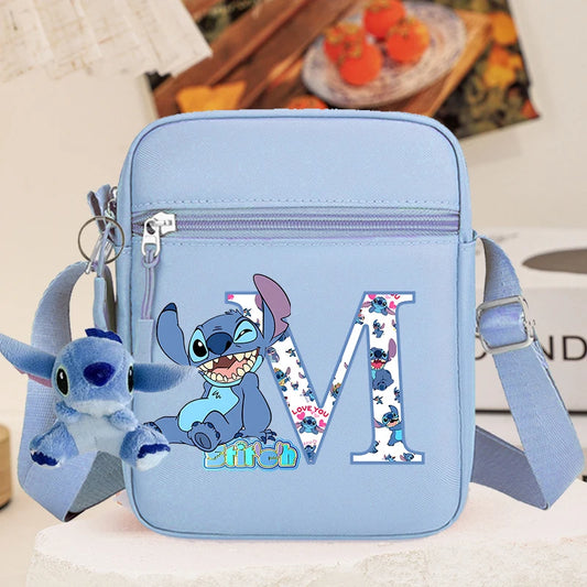 🎒 Bolso Cruzado Stitch – Unisex, Kawaii y Súper Práctico 💙