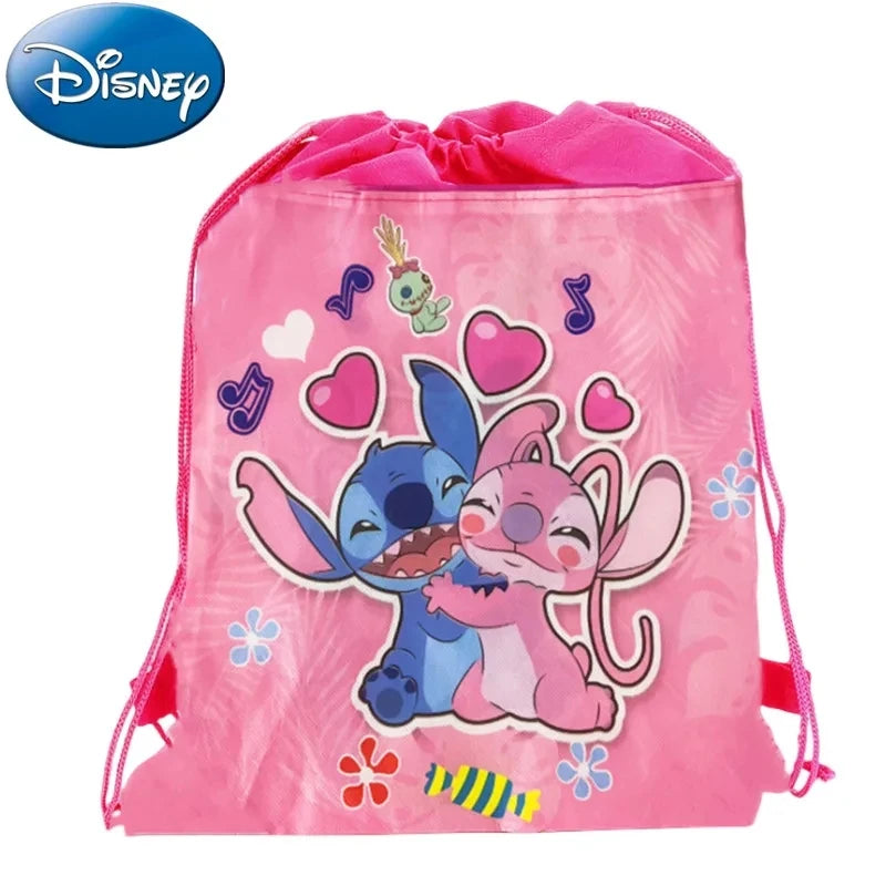 Mochila tipo Saco de Stitch | Bolsa de Regalo para Cumpleaños, Baby Shower y Fiestas Infantiles