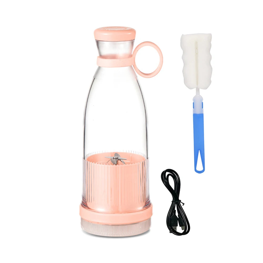 Mini Licuadora Eléctrica Portátil USB – Recargable para Jugos y Smoothies