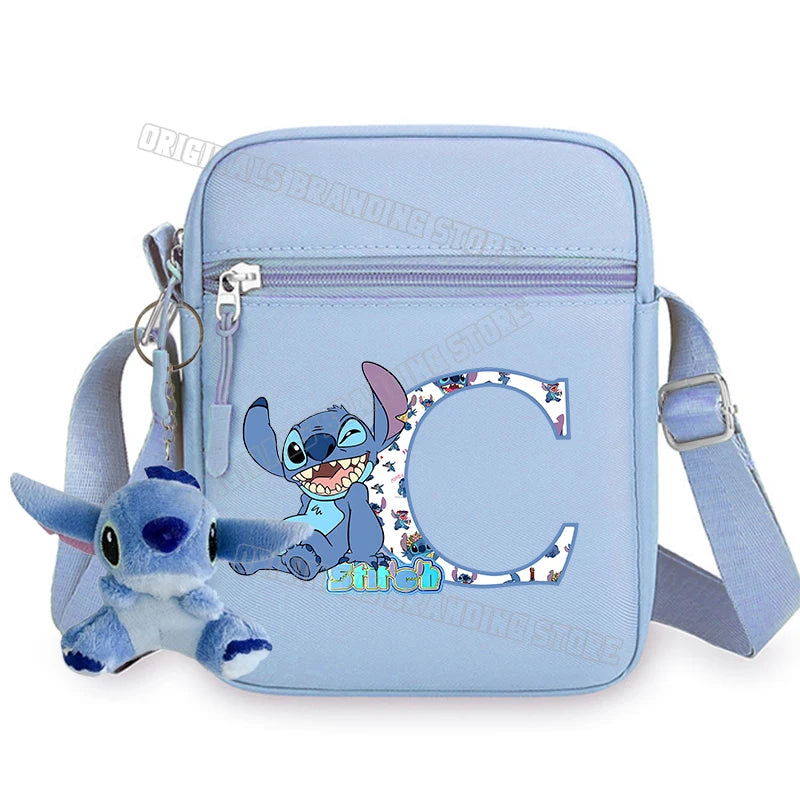 🎒 Bolso Cruzado Stitch – Unisex, Kawaii y Súper Práctico 💙