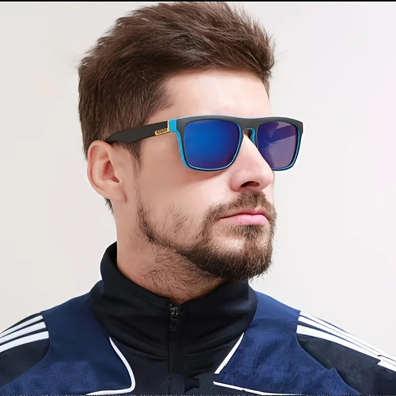 2X Gafas de Sol Cuadradas Polarizadas para Hombre – Estilo Moderno y Deportivo