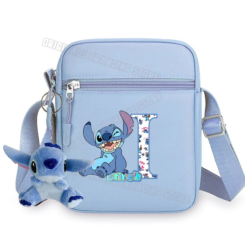 🎒 Bolso Cruzado Stitch – Unisex, Kawaii y Súper Práctico 💙