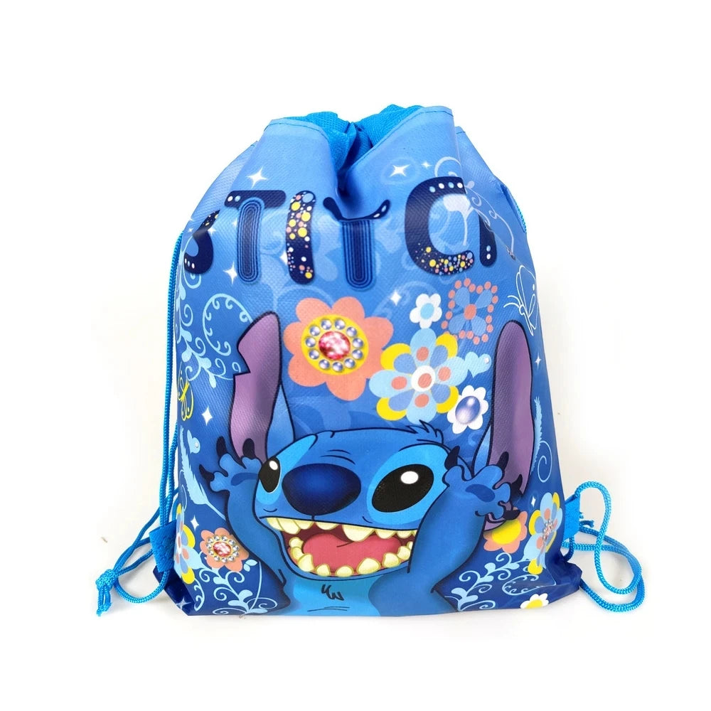 Mochila tipo Saco de Stitch | Bolsa de Regalo para Cumpleaños, Baby Shower y Fiestas Infantiles