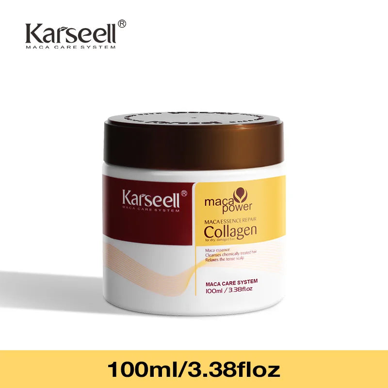 Mascarilla Karseell Colágeno & Argán – Reparación Profunda del Cabello