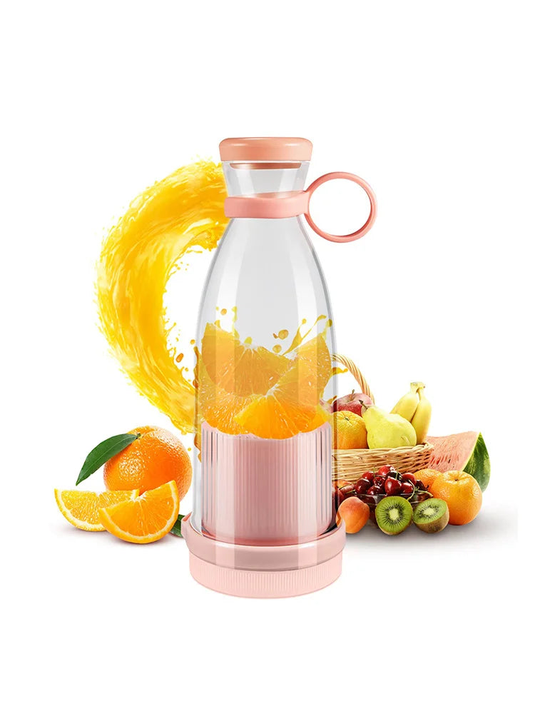 Mini Licuadora Eléctrica Portátil USB – Recargable para Jugos y Smoothies