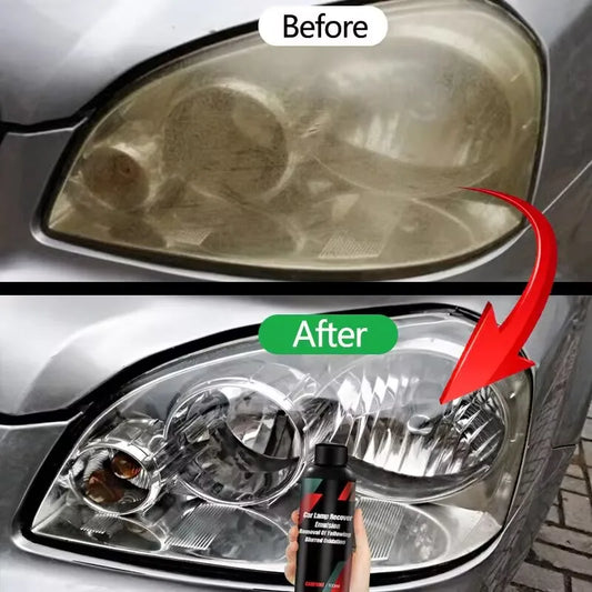 Pulidor Restaurador de Faros de Auto – Elimina Amarillamiento, Opacidad y Rayones Ligeros