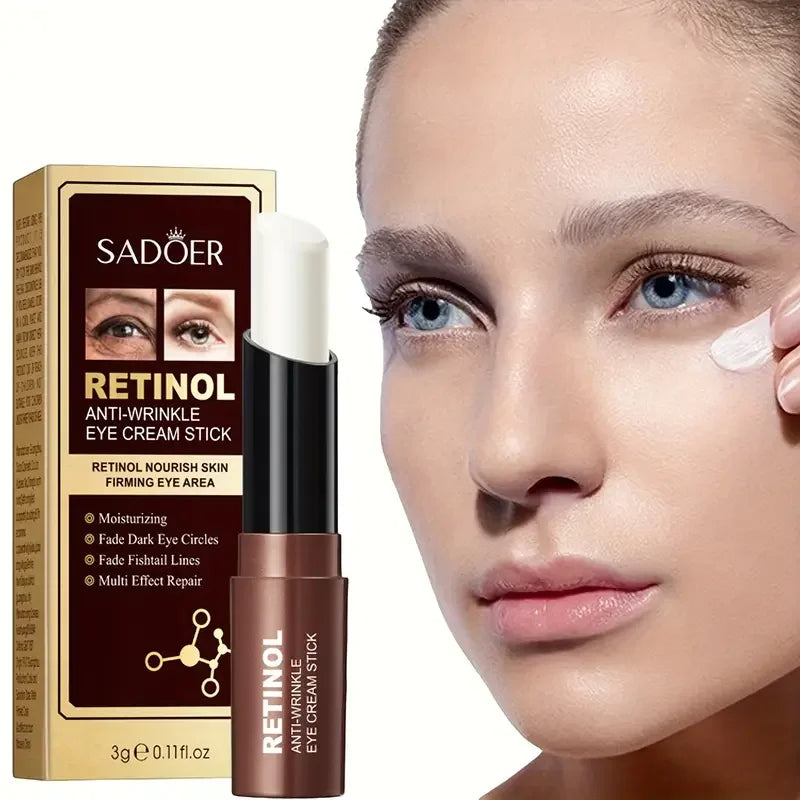 Stick de Contorno de Ojos con Retinol – Antiarrugas, Antiojeras y Reafirmante