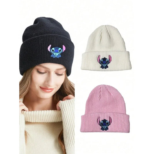 Gorro Stitch de Invierno – Suave y Abrigador ❄️