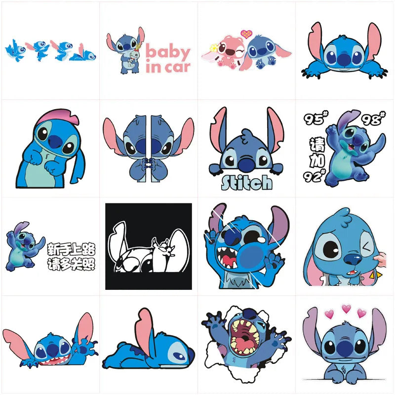 π Stickers de Stitch para tu Auto, Laptop o Muro π