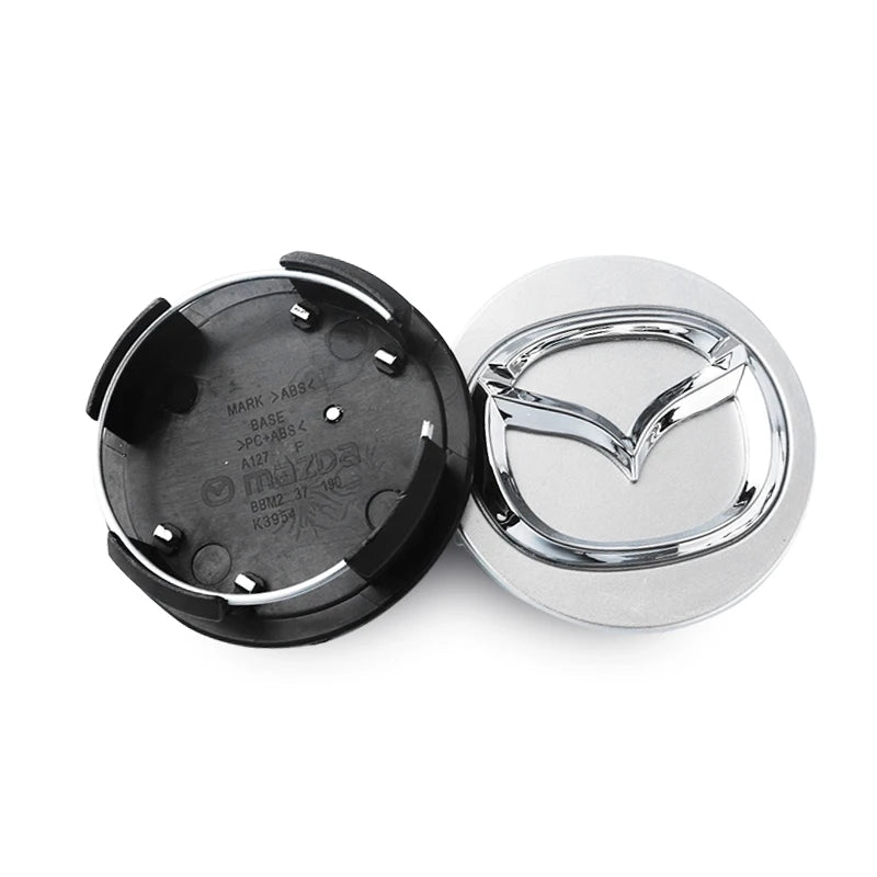 Pack de Emblemas de Rueda - Llantas para Mazda (Aluminio)