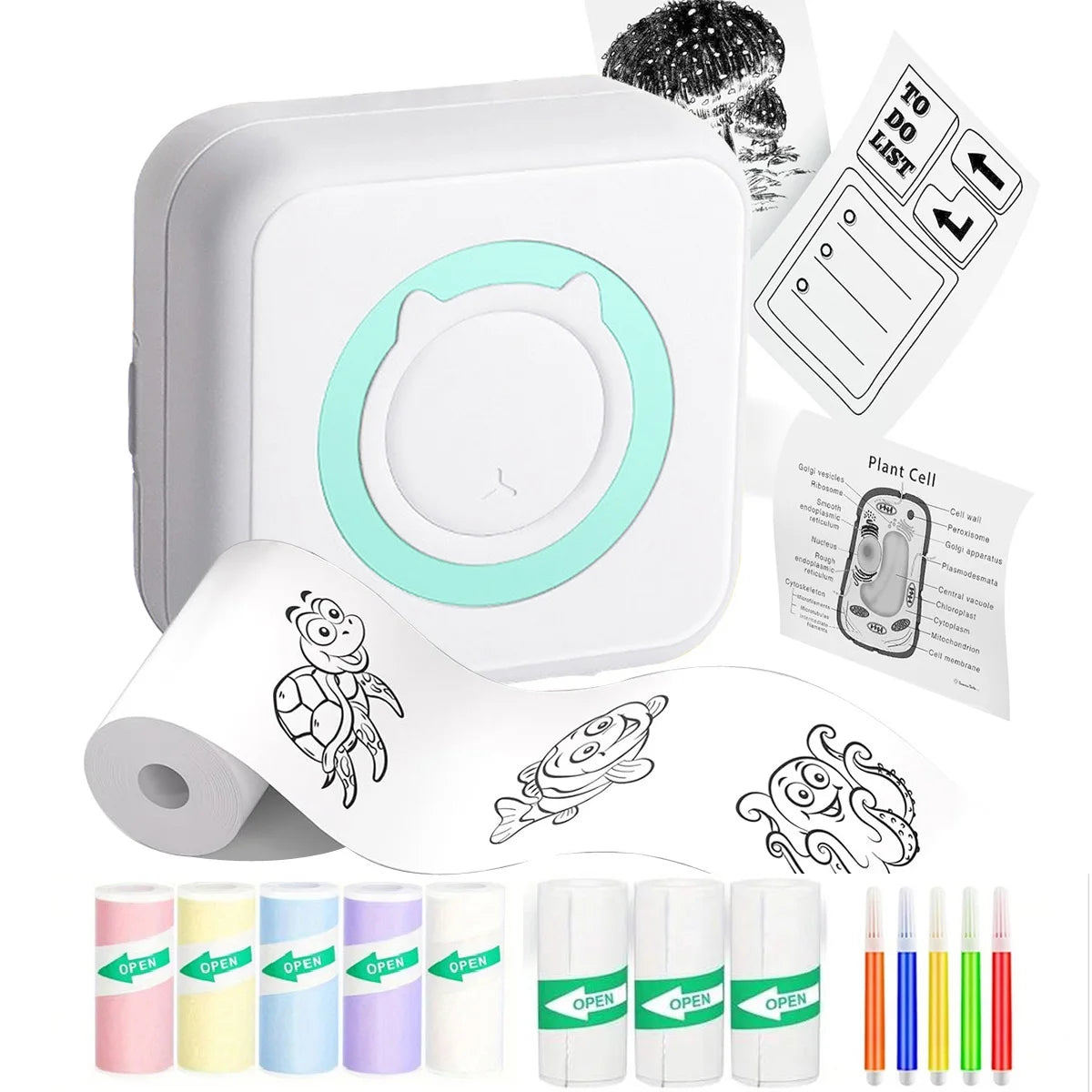 Mini Impresora Térmica Portátil USB + Bluetooth – 57mm | gotoogo