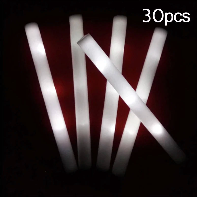 Bastones de Espuma LED Multicolor – Luminosa Diversión para Fiestas y Eventos