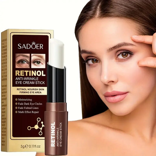 Stick de Contorno de Ojos con Retinol – Antiarrugas, Antiojeras y Reafirmante