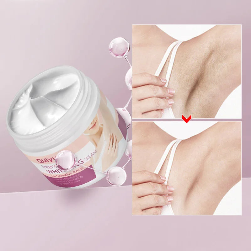 Crema Blanqueadora para Axilas y Zonas Íntimas – Hidratante y Aclaradora