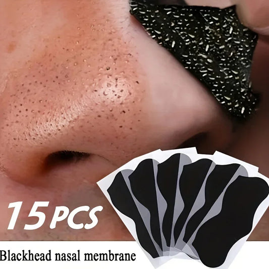 Tiras Nasales para Puntos Negros – Pack 15 | Limpieza Profunda de Poros y Mascarilla Facial Anti Acné