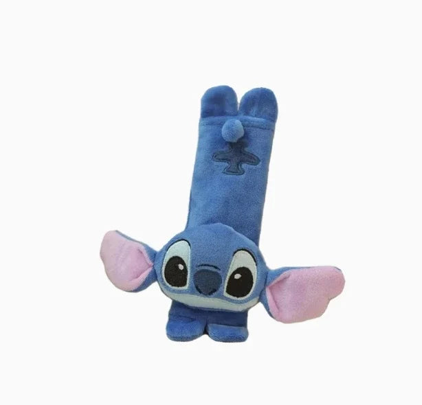 Funda Protectora para Cinturón de Seguridad de Auto – Peluche Stitch Suave y Decorativo