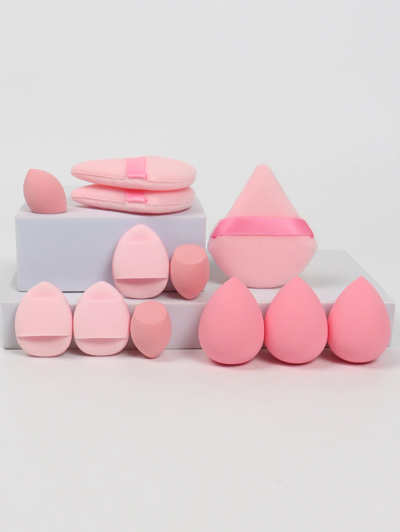 Set de Esponjas de Maquillaje 12 Piezas – Todo en Uno