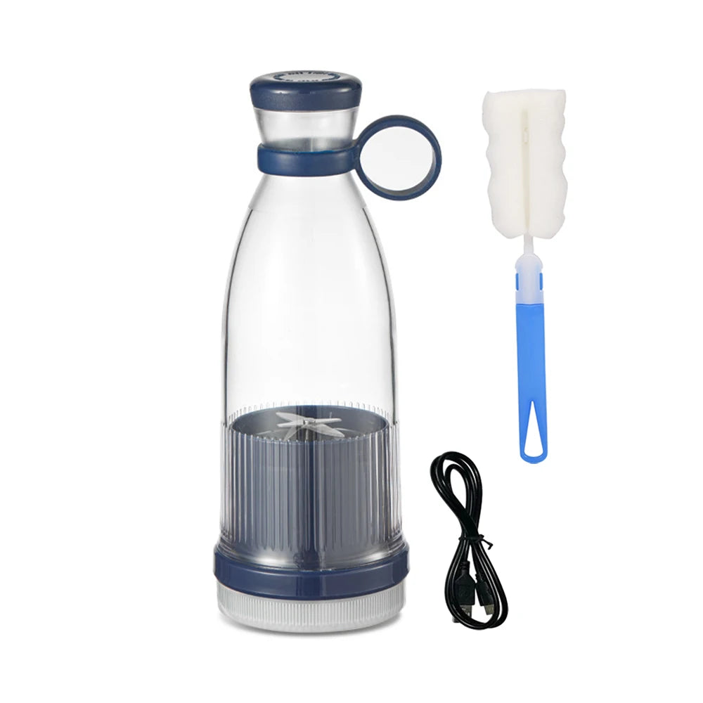 Mini Licuadora Eléctrica Portátil USB – Recargable para Jugos y Smoothies