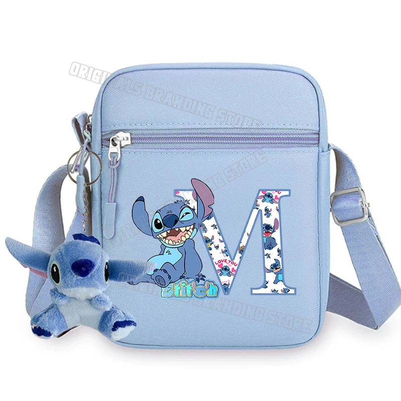 🎒 Bolso Cruzado Stitch – Unisex, Kawaii y Súper Práctico 💙